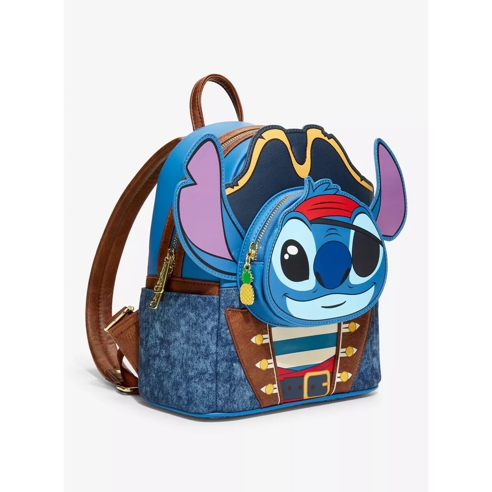 Loungefly Disney Lilo & Stitch Pirate Stitch Figural Mini Backpack - Exclusive - Picture 2 of 5